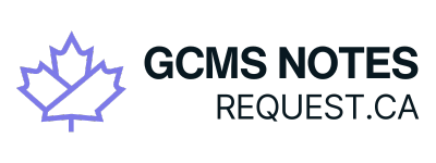 GCMS Notes Request