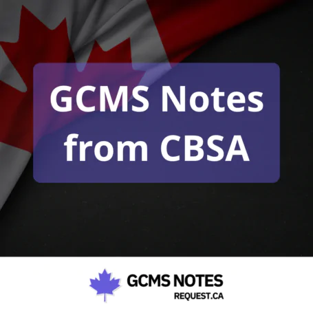 Product - GCMS Notes from CBSA