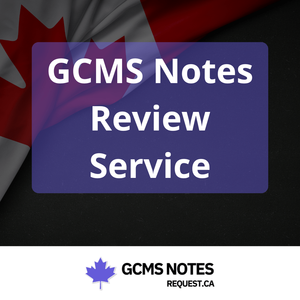 GCMS Notes Review Service for GCMS Notes Request