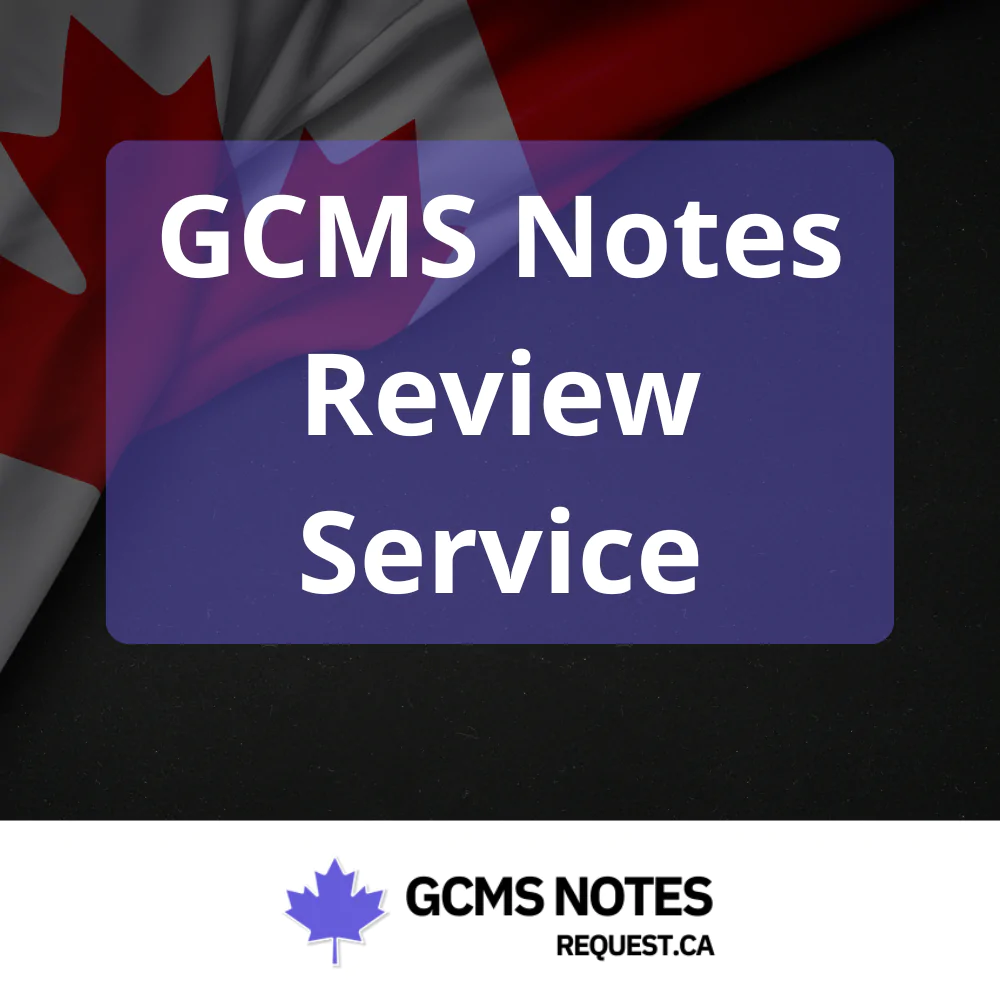 GCMS Notes Review Service for GCMS Notes Request